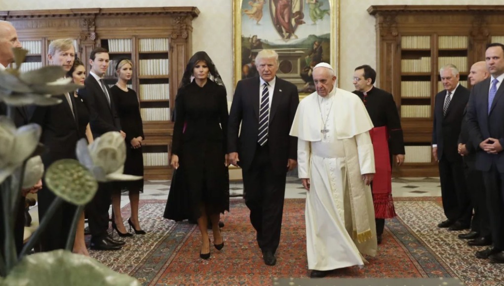 Donald_Melania_Trump_Ferenc_papa