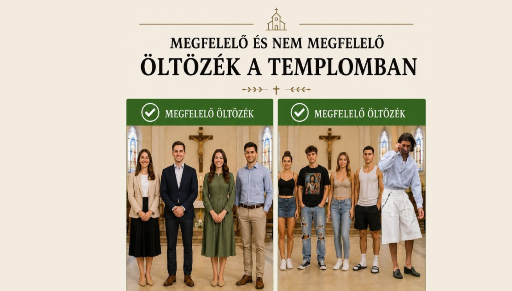 Ruhaviselet a templomban