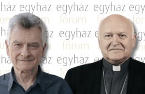 Német László bíboros elismerése a 40 éves Egyházfórum jubileumi konferenciáján